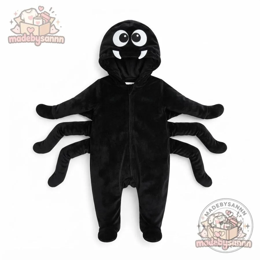 Baby Spider Halloween Costume Halloween Photoshoot Outfit for Little Ones 6 Baby Spider Halloween Costume Halloween Photoshoot Outfit for Little Ones