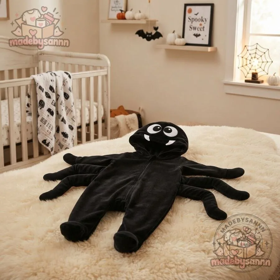 Baby Spider Halloween Costume Halloween Photoshoot Outfit for Little Ones 9 Baby Spider Halloween Costume Halloween Photoshoot Outfit for Little Ones