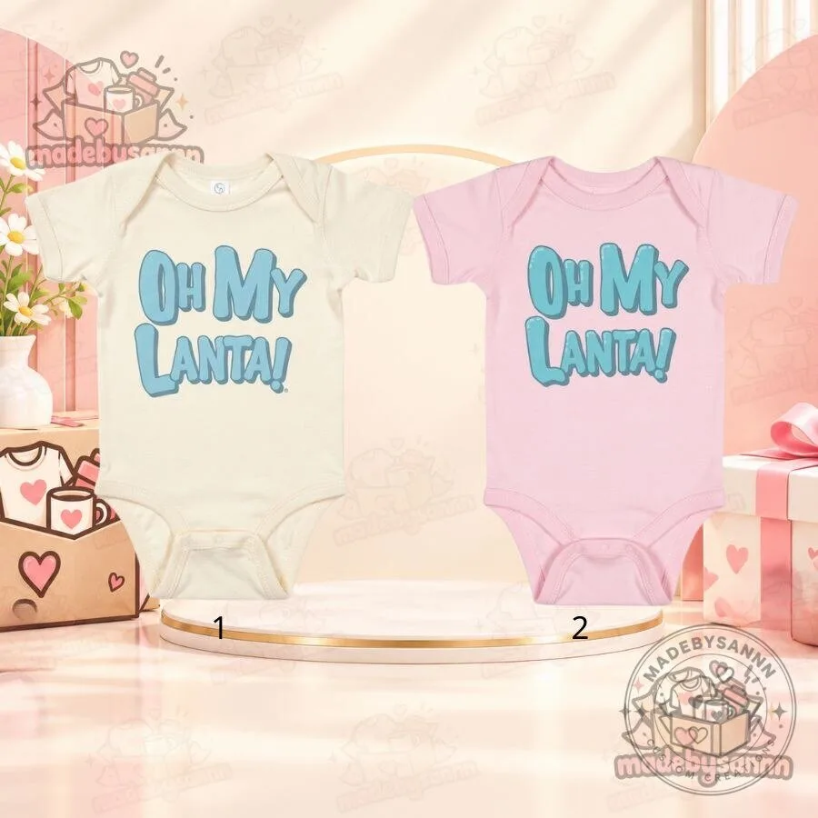 Oh My Lanta Baby Onesie CandyGram Grandbaby Outfit