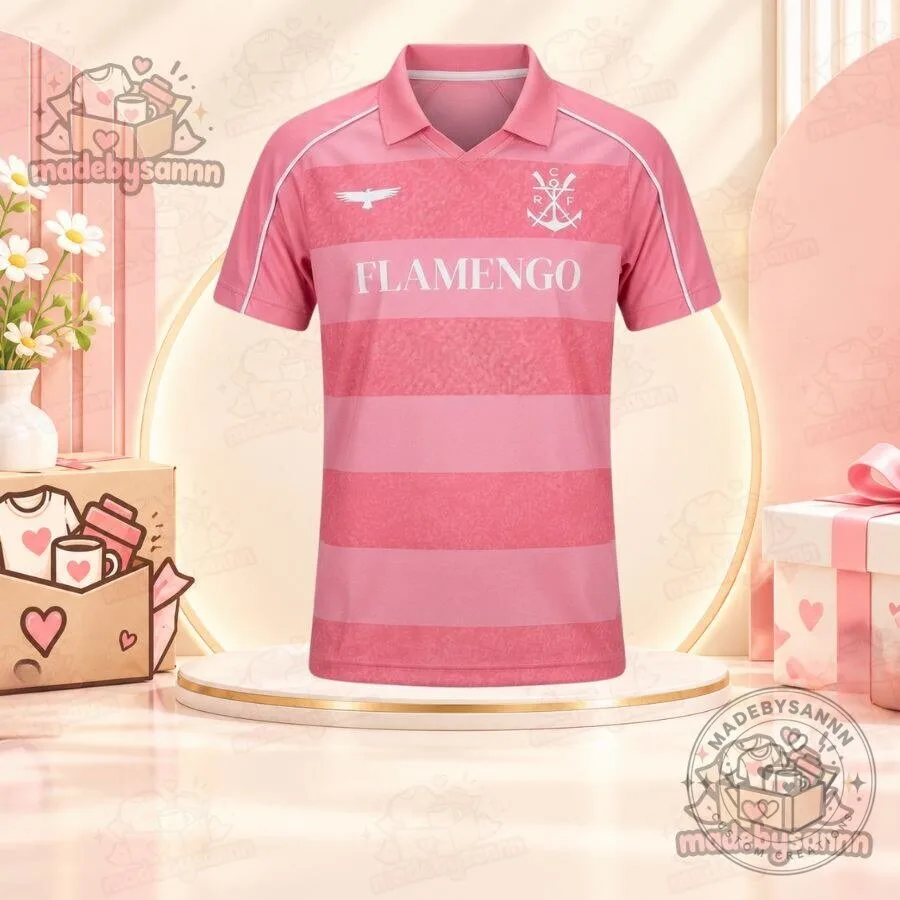 Flamengo Outubro Rosa Cancer Awareness Shirt