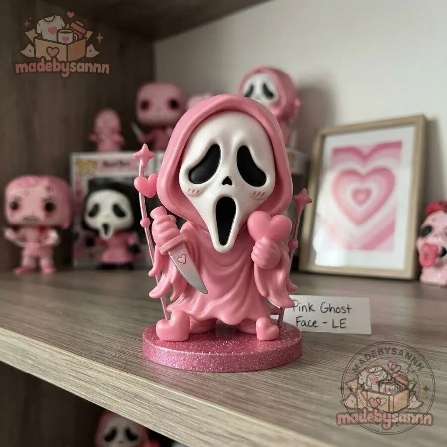 Funko Pop Movies Ghost Face 162 Pink Edition Concept Valentine-Inspired Collectible 11 Funko Pop Movies Ghost Face 162 Pink Edition Concept Valentine-Inspired Collectible