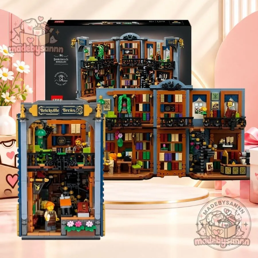 LEGO Icons Bookshop Book Nook & Sherlock Holmes LEGO Book Nook