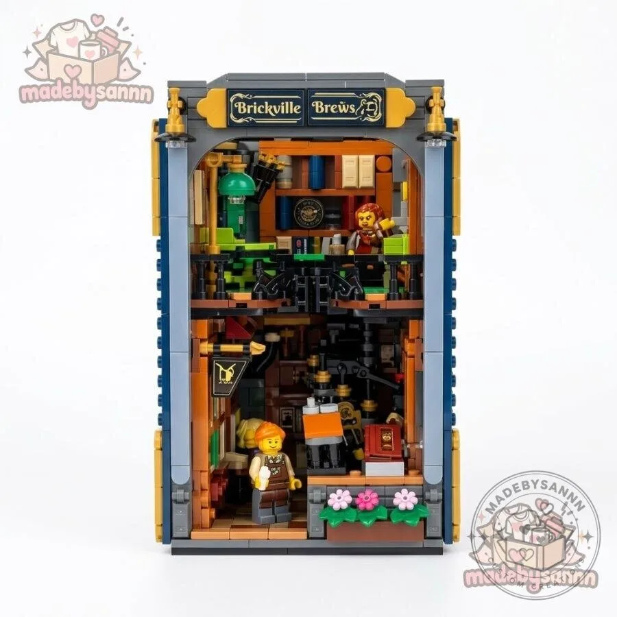 LEGO Icons Bookshop Book Nook & Sherlock Holmes LEGO Book Nook 8 LEGO Icons Bookshop Book Nook & Sherlock Holmes LEGO Book Nook