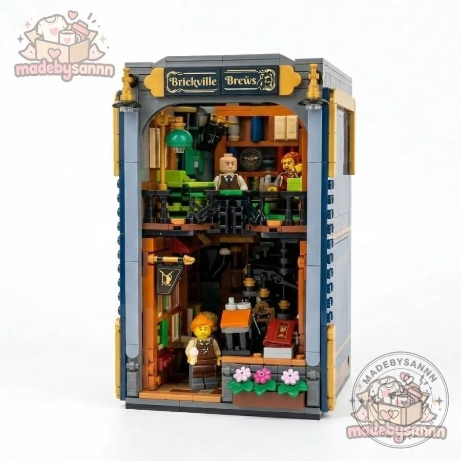LEGO Icons Bookshop Book Nook & Sherlock Holmes LEGO Book Nook 9 LEGO Icons Bookshop Book Nook & Sherlock Holmes LEGO Book Nook