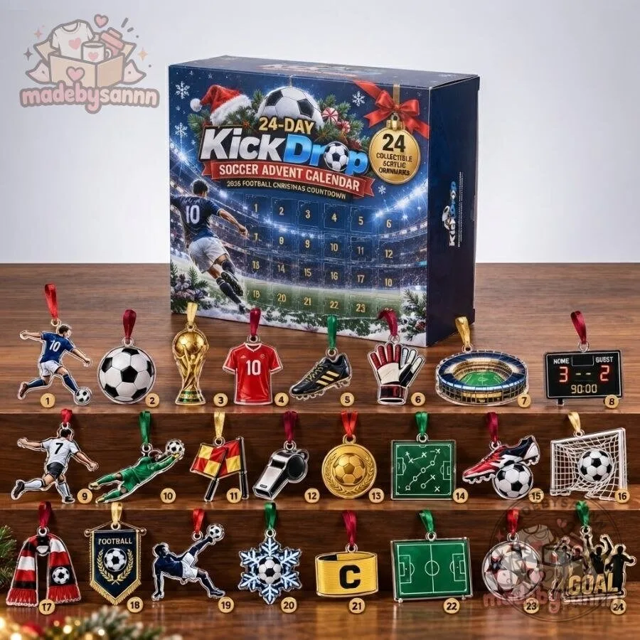 24-Day KickDrop Soccer Advent Calendar 2026 Football Christmas Countdown 7 24-Day KickDrop Soccer Advent Calendar 2026 Football Christmas Countdown