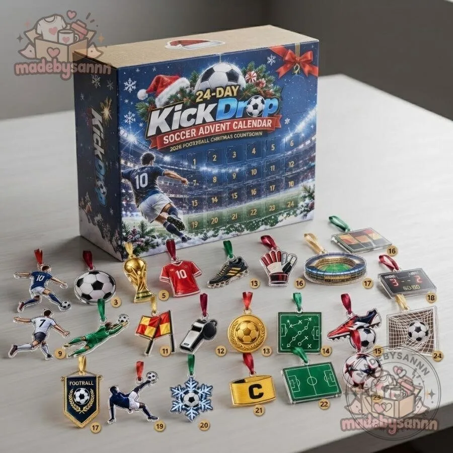24-Day KickDrop Soccer Advent Calendar 2026 Football Christmas Countdown 8 24-Day KickDrop Soccer Advent Calendar 2026 Football Christmas Countdown