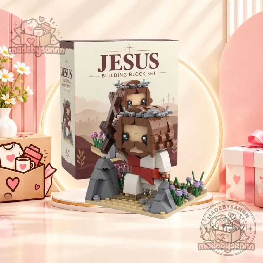Jesus Building Block Set Christian Religious Building Bricks Toy